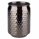 (6 szt.) COOL - Kubek do kawy - 350ml - Czarny - Stal nierdzewna 18/8 - sztaplowany