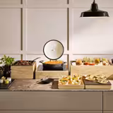 ξύλινο κουτί μπουφέ VALO - δρυς, λαδωμένο - 530x162 mm - Ύψος: 85 mm - κατάλληλο για GN 2/4