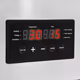 (2 Stück) - Dampfgarer / Dumbling & Dim Sum Dämpfer - 2,5 kW - Digital - inkl. 32 Bambuskörben & 8 Deckel