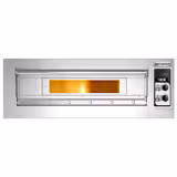 Commercial Italian Electric Pizza Oven 9+9 pizzas Ø33 cm – 400°C – Super‑Crisp humidity exhaust – 400V 3N/PE