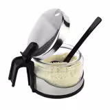 (6 pièces) Verre de rechange pour ménagère à parmesan - Ø 90 mm - compatible avec 40453