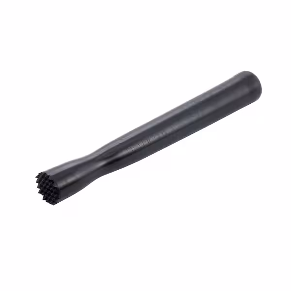 (6 stuks) Cocktailstamper - kunststof/ABS - lengte: 210mm - zwart