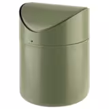 (6 pieces) Commercial table waste bins - Stainless steel - 1.2 litres