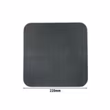 (6 pcs) SELTMANN WEIDEN | Coupe Side Plates – Ø 220 mm – porcelain – dishwasher-safe – square – anthracite