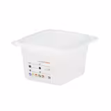 (6 pièces) CAMBRO | SafeTrak - Récipients en polypropylène GN 1/6 - laiteux - Hauteur : 100mm