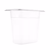 (6 pcs) Polypropylene Container - GN 1/9 - Translucent - 1.27 L - Height: 150 mm