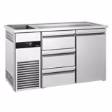 Direct Draw Beer Dispenser / Kegerator PREMIUM - 1550x700mm - 1 Door & 3 Drawers
