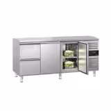 Balcão refrigerado ECO - 1795x700mm - 417L - 2 portas; 2 gavetas GN 1/1 - GN 1/1 - -2 a +8°C