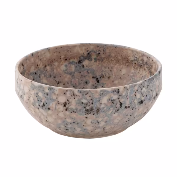 (4 pcs) Dessert Bowl - CONFETTI - Stoneware - Ø 140mm - Pink