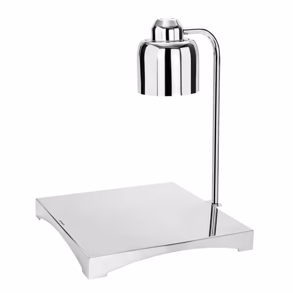 Buffet-Wärmelampe Infrarot - 250 Watt - Eckig - Silber