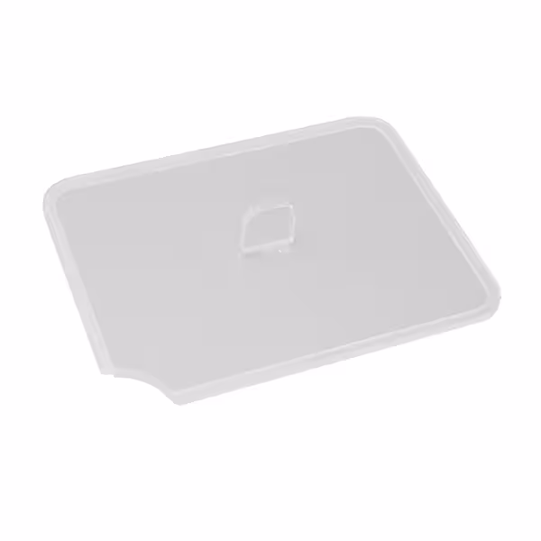 Coperchio con incavo per cucchiaio - GN 1/1 - 530x325x7 mm - Trasparente