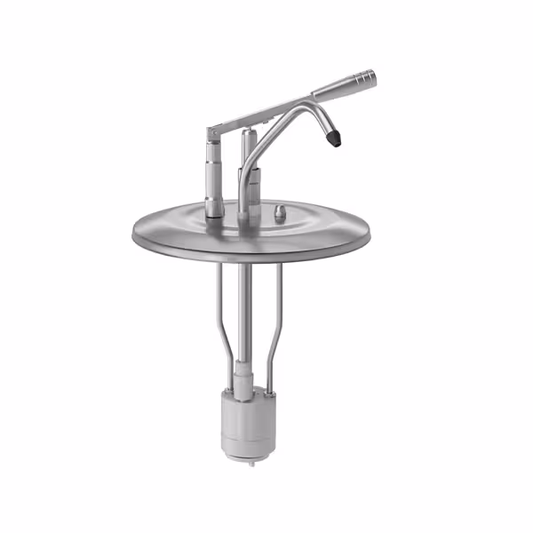 Sausdispenser - RVS - 8-10L - 280x310x360mm - geschikt voor 8-10L bak - instelbare dosering - zonder bak