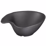 (6 Stück) Schale - ZEN - Melamin - 0,2 Liter - 145x125mm - Schwarz
