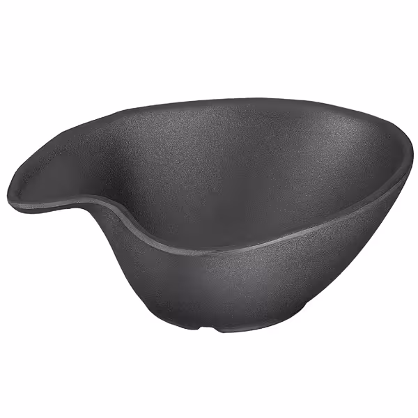 (6 szt.) Miseczka - ZEN - Melamina - 0,2l - 145x125x50mm - Czarny