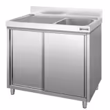 Chiuvetă tip dulap 1,0m - 1 cuvă în partea dreaptă L 50 x B 50 x T 30 cm