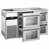 Back Bar Cooler PREMIUM - 1550x700mm - 4 Drawers