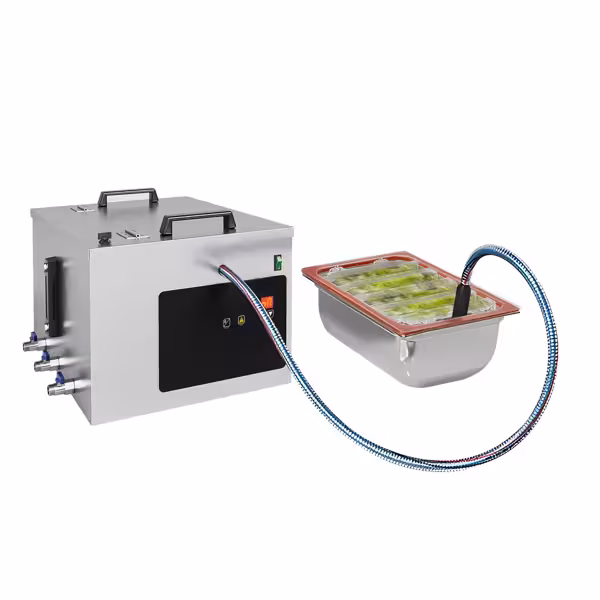 Pakowarka próżniowa do pojemników GN - 10m³/h - 400W - Sterowanie cyfrowe - Nablatowa