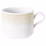 (6 pieces) SELTMANN WEIDEN | Blues Porcelain Coffee Cups – 250 ml - Sand Beige
