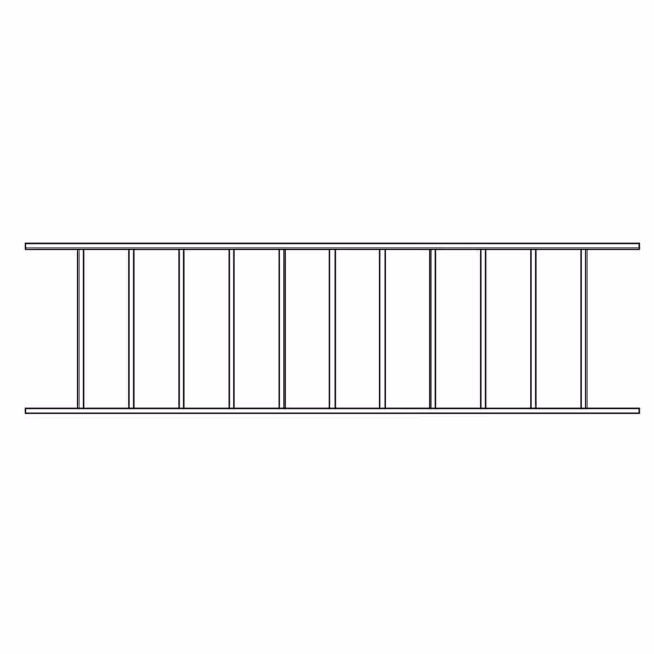 Vertical partition grid - Stainless steel - 480x10x132mm - for FEI series