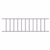 Grille de séparation verticale - Hauteur : 132 mm - pour la série FEI
