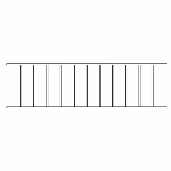 Grilaj despărțitor vertical - înălțime: 132 mm - pentru seria FEI