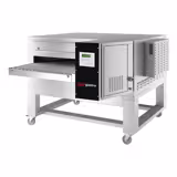 Gas Conveyor Pizza Oven - 1260x1750mm (49.6"x68.9") - 230V Single Phase - Digital Controls - Belt width: 500mm (19.7") - up to 320°C - incl. Base frame - with Wheels