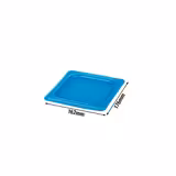 (6 pièces) CAMBRO | SafeTrak - Couvercle en polypropylène GN 1/6 - Bleu