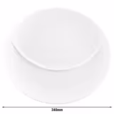 (2 bucăți) Seltmann Weiden - farfurii subțiri - Ø 34 cm - cu 1 cant despărțitor