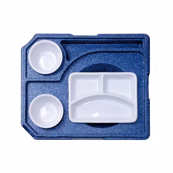 (10 Stück) THERMO FUTURE BOX | Thermobox DINNER +2 - Blau