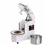 Deegkneedmachine / Spiraalkneder - 22L / 18kg deeg - 1 snelheid - kantelbare kop & uitneembare kom - met timer - 400V