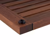 Vassoio da servizio - Legno - 585x350mm - 20mm - Noce - piedini antiscivolo - compatibile con Vassoio in fibra di vetro 85225