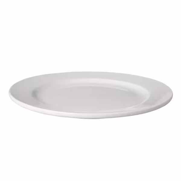 (3 sztuki) BUDGETLINE – talerz płaski Mammoet – średnica 245 mm – biały