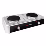 Bänkmodell Elspis (gjutjärnsplattor) - 4 kW - 2 plattor runda - 790x455x180 mm