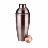 (6 stuks) Cocktailshaker - 3-delig - koperkleur - 0,7L