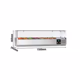 Countertop Prep Well PREMIUM - 1500x395mm - 6x GN 1/3