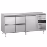 Chladicí stůl ECO - 1795x700x850 mm - 417 l - s 1 dveřmi - s 4 zásuvkami