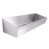 Vasca per patatine fritte in acciaio inox - forata - 1000x300mm