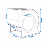 Commercial centrifugal fan - 4500 m³/h - for air boxes