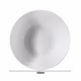 (12 pcs) Dessert Bowl - Porcelain - White