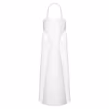 KARLOWSKY | Water-proof PU bib apron – White - 900x1150 mm - Food-safe