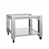 Alt Çerçeve - paslanmaz çelik - 1112x783x835mm - ile tekerlekler - uyumlu: Pizza fırını POP434ED