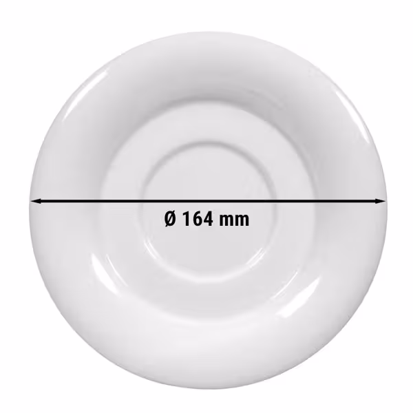 (6 stuks) SELTMANN WEIDEN | Schotel - Ø 164mm - Wit/Uni