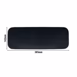 (2 sztuki) SELTMANN WEIDEN | Talerz płaski prostokątny – 380 x 140 mm – czarny