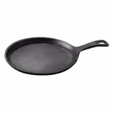 (6 szt.) Półmisek żeliwny z drewnianą podstawą - FUSIONA - zestaw 4 szt. - owalny - z uchwytem - 350x260mm