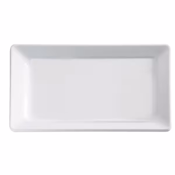 (6 stuks) GN-dienblad PURE - Melamine - GN 2/4 - hoogte: 30mm - Zwart