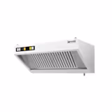 Cappa a parete Professionale Snack autoaspirante - 1200mm - Prof.700mm - con regolatore di velocità, filtri a labirinto antigrasso e illuminazione LED