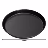 Pizzablech - Schwarzblech - Ø 460mm
