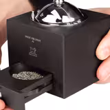 (6 stuks) PEUGEOT | LE MOULIN D'OLIVIER ROELLINGER - Peper/kruidenmolen met zwengel - Chocolade - Hoogte: 130mm