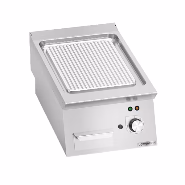 شواية مسطّحة كهربائية تجارية - 4,8 kW - مُضلّع