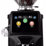 Commercial Coffee Grinder - 1.2kg - with Cooling Fan - Ø 75mm Flat Burrs - Portafilter-Activated - On Demand - Direct to Portafilter - Black